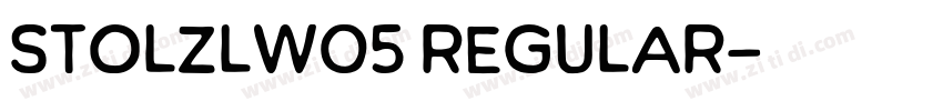 StolzlW05 Regular字体转换 StolzlW05 Regular字体转换